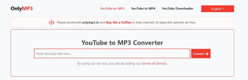onymp3 homepage