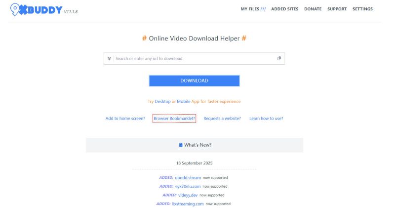 9XBUDDY Missav download tool online