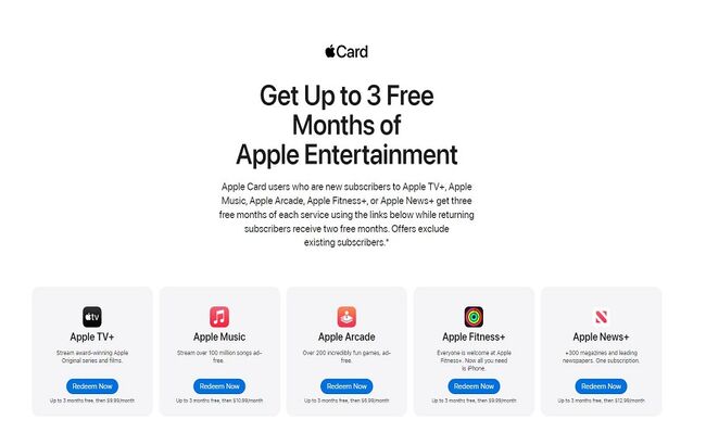 Apple Card Members Get up to 3 Months Free Apple Entertainment