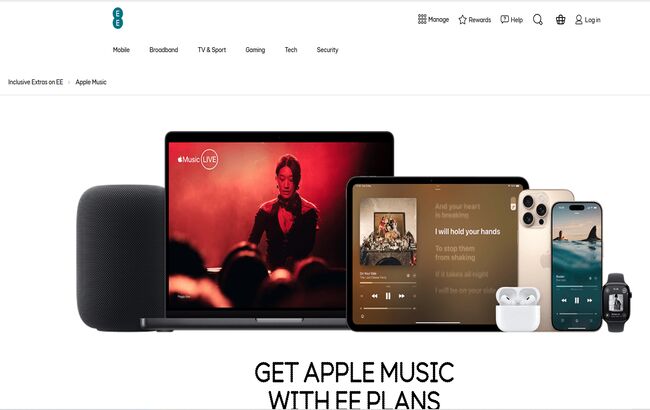 EE offer 6-month Apple Music free trial