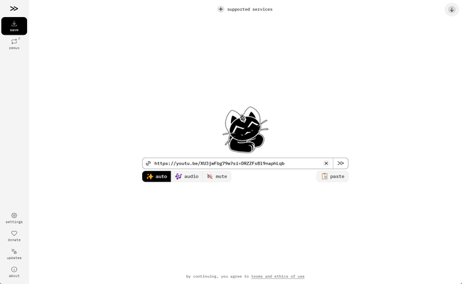 Vsave paste link