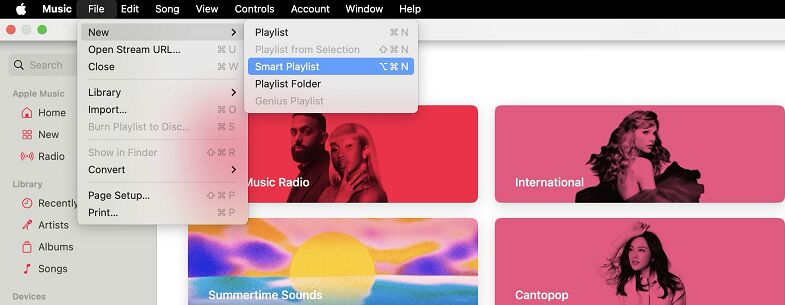 Create a Smart Playlist