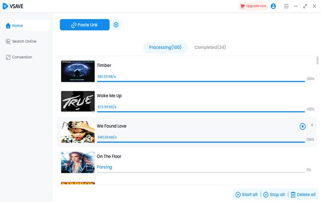 Start downloading Spotify playlist