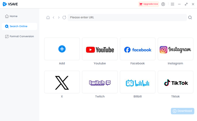 Download 4K videos using Vsave Video Downloader tool